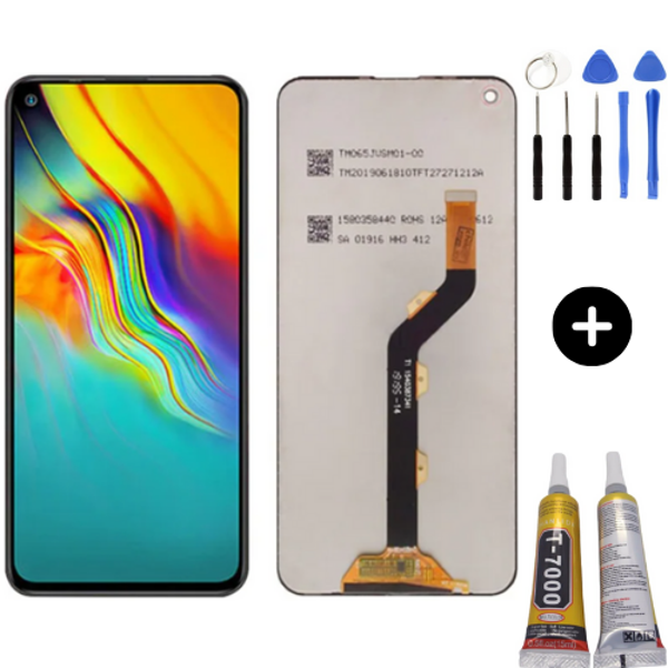 İnfinix Hot 9 Pro Uyumlu HK Lcd Ekran Dokunmatik + Montaj Seti - Image 1
