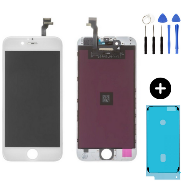 iPhone 6 Uyumlu A Kalite Lcd Ekran Dokunmatik Beyaz + Montaj Seti - Image 1