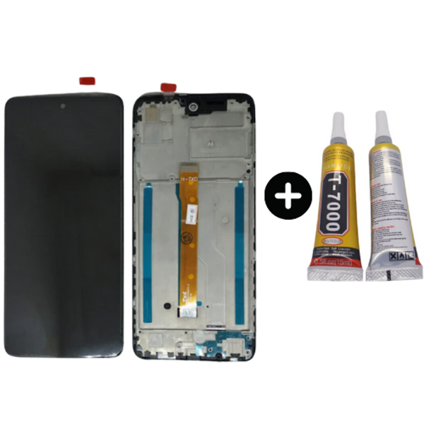General Mobile GM 21 Pro Uyumlu Çıtalı Lcd Ekran Dokunmatik + B7000 - Image 1