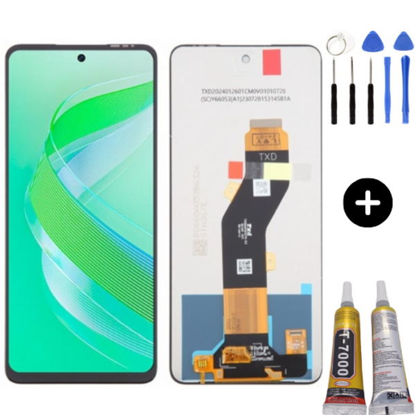 İnfinix Smart 8 Uyumlu A Kalite Lcd Ekran Dokunmatik + Montaj Seti - Image 1
