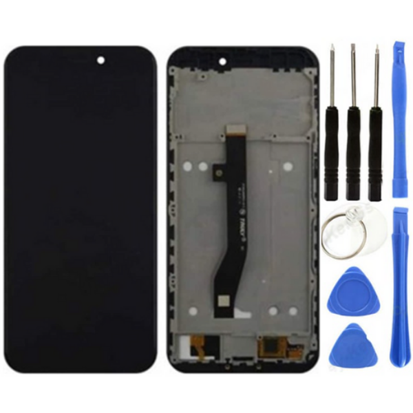 General Mobile GM 9 Go Uyumlu Çıtalı A Kalite Lcd Ekran Dokunmatik Siyah + Tamir Seti - Image 1