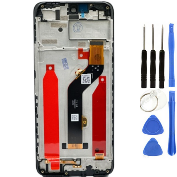 İnfinix Hot 20 Play Uyumlu Çıtalı Servis Lcd Ekran Dokunmatik + Tamir Seti - Image 1