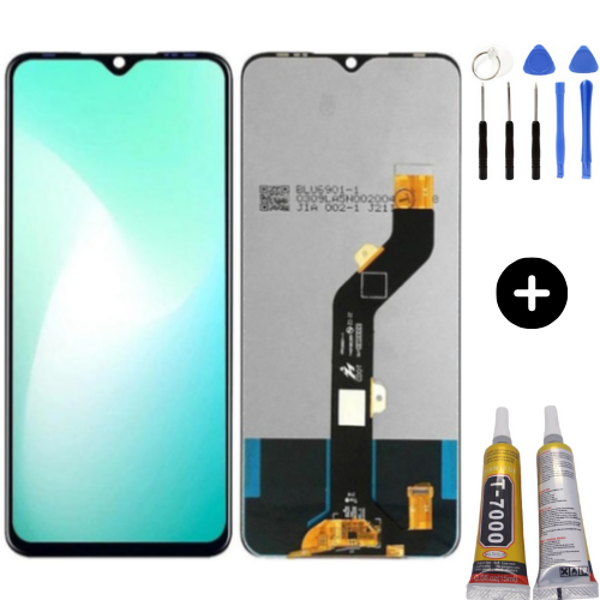 İnfinix Hot 11 Play Uyumlu Servis Lcd Ekran Dokunmatik + Montaj Seti - Image 1