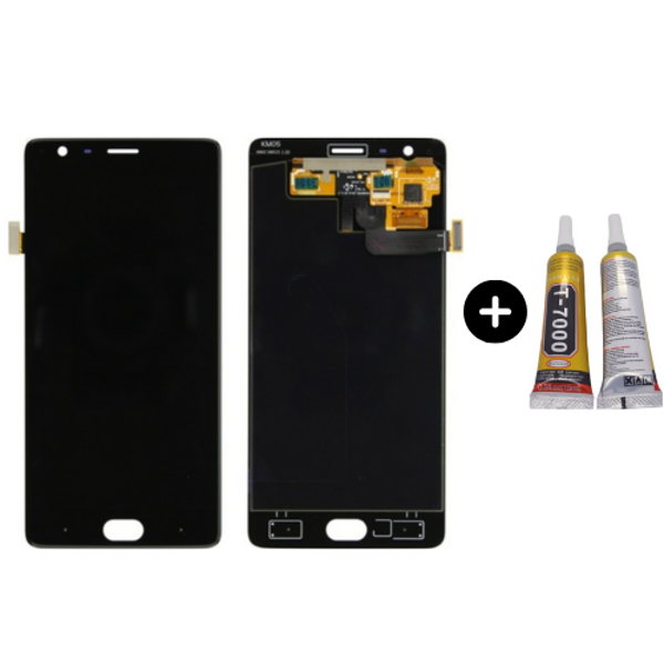 Oneplus 3T Uyumlu Servis Lcd Ekran Dokunmatik + B7000 - Image 1