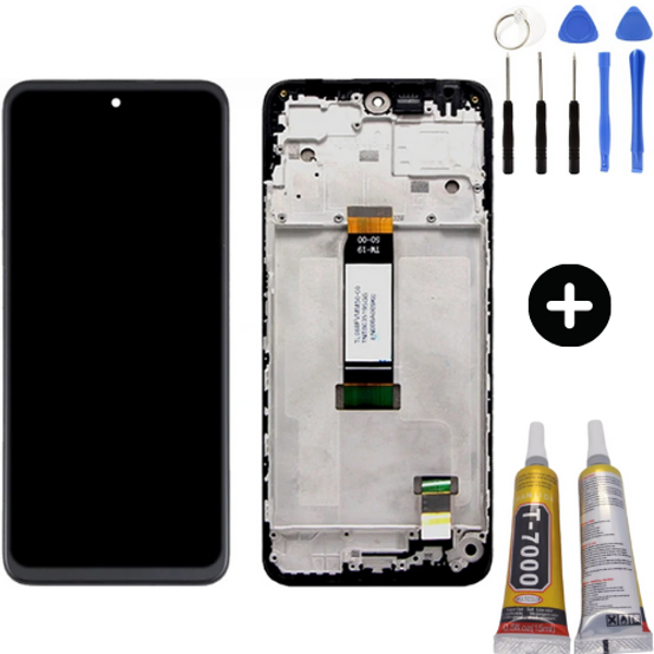 Xiaomi Redmi 12 Uyumlu Çıtalı Servis Lcd Ekran Dokunmatik + Montaj Seti - Image 1