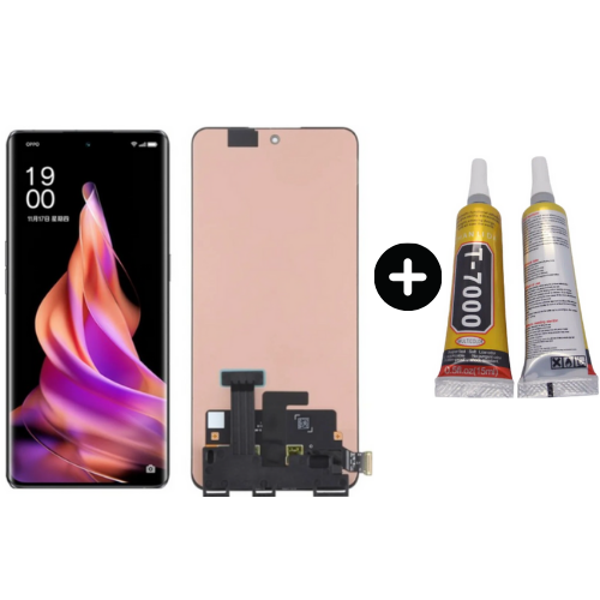Oppo Reno 9 Uyumlu HK Lcd Ekran Dokunmatik + B7000 - Image 1