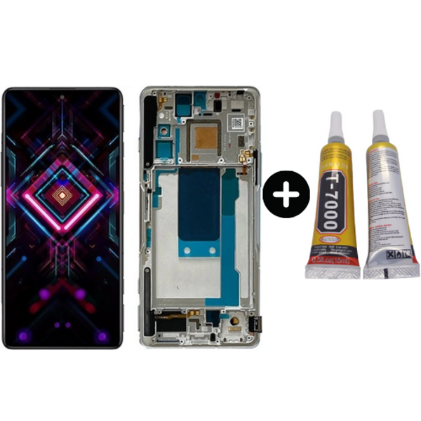 Xiaomi Redmi K40 Gaming Uyumlu Çıtalı OLED Lcd Ekran Dokunmatik + B7000 - Image 1