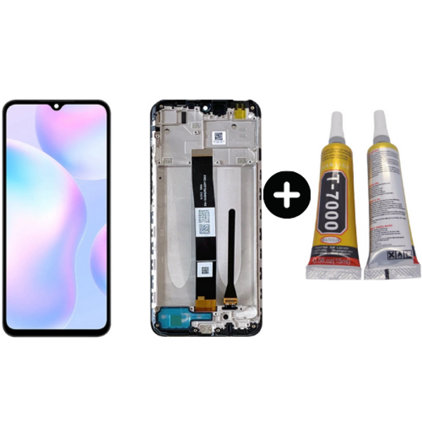 Xiaomi Redmi 9A Uyumlu Çıtalı OLED Lcd Ekran Dokunmatik + B7000 - Image 1