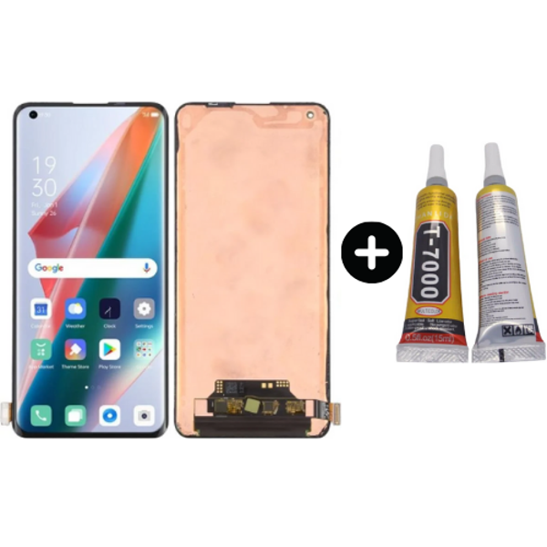 Oppo Find X3 Pro Uyumlu HK Lcd Ekran Dokunmatik + B7000 - Image 1