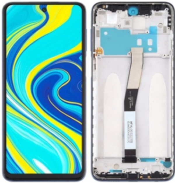 Xiaomi Redmi Note 9 Pro Uyumlu Çıtalı OLED Lcd Ekran Dokunmatik Siyah  - Image 1