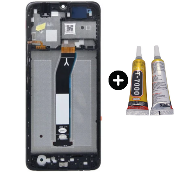 Xiaomi Redmi A3 Uyumlu Çıtalı HK Lcd Ekran Dokunmatik + B7000 - Image 1