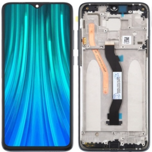 Xiaomi Redmi Note 8 Pro Uyumlu Çıtalı Lcd Ekran Dokunmatik Siyah  - Image 1