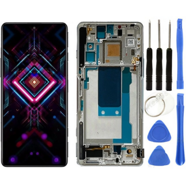 Xiaomi Redmi K40 Gaming Uyumlu Çıtalı OLED Lcd Ekran Dokunmatik + Tamir Seti - Image 1