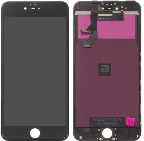 iPhone 6G Plus Uyumlu HK Lcd Ekran Dokunmatik Siyah  - Image 1