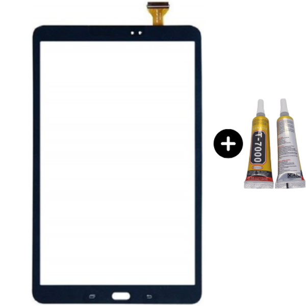 Samsung Galaxy Tab A SM-T587 Uyumlu HK Dokunmatik Siyah + B7000 - Image 1