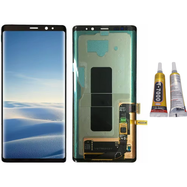 TE Samsung Note 8 N950 Uyumlu OLED Lcd Ekran + B7000  - Image 1