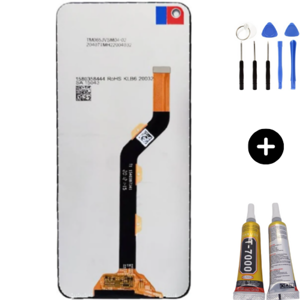 Tecno Spark 5 Uyumlu Servis Lcd Ekran Dokunmatik + Montaj Seti - Image 1