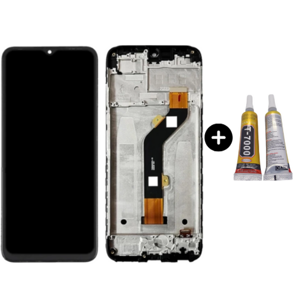 Tecno Spark 10 Uyumlu OLED Çıtalı Lcd Ekran Dokunmatik + B7000 - Image 1