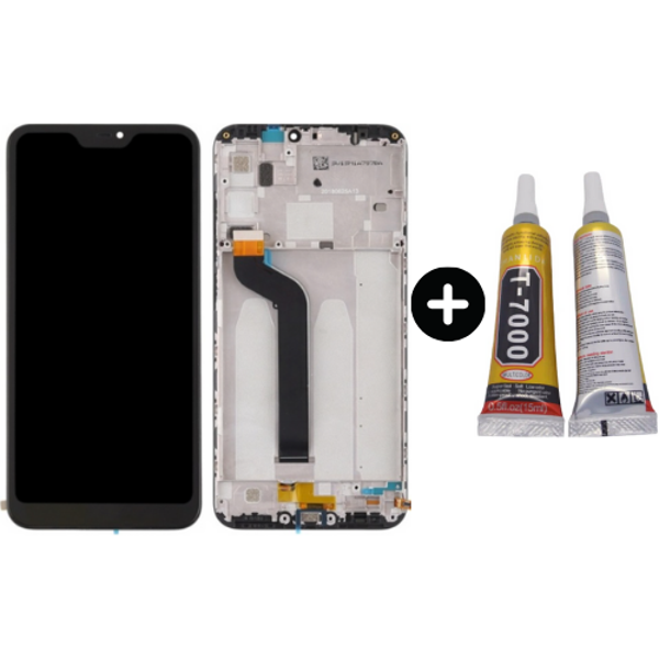 Xiaomi Mi A2 Lite Uyumlu Çıtalı Servis Lcd Ekran Dokunmatik + B7000 - Image 1