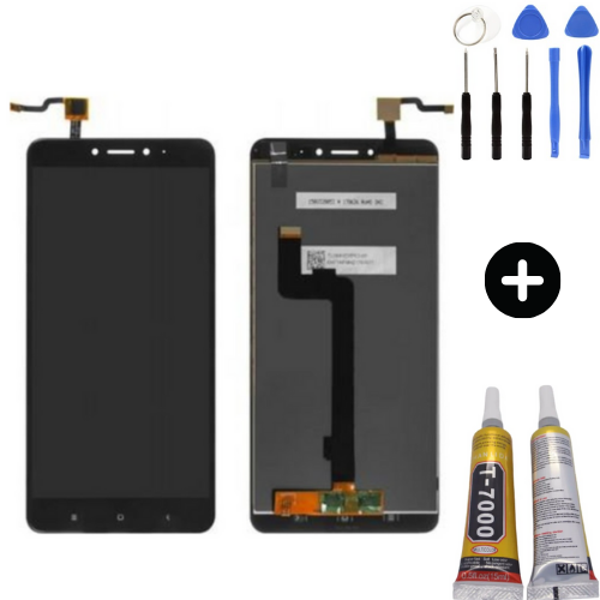 Xiaomi Mi Max Uyumlu A Kalite Lcd Ekran Dokunmatik Siyah + Montaj Seti - Image 1