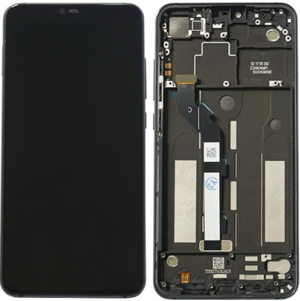 Xiaomi Mi 8 Lite Uyumlu Çıtalı A Kalite Lcd Ekran Dokunmatik Siyah  - Image 1