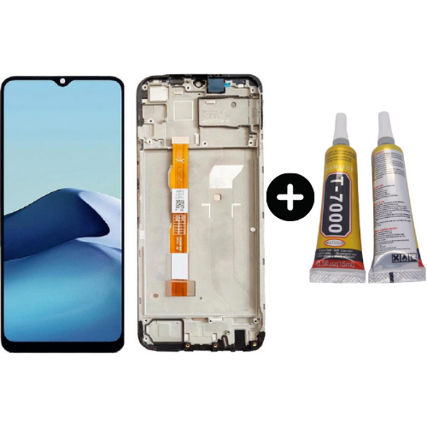 Vivo Y20 Uyumlu Çıtalı HK Lcd Ekran Dokunmatik + B7000 - Image 1