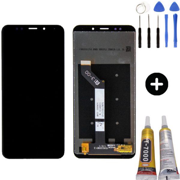 Xiaomi Redmi 5 Plus Uyumlu Servis Lcd Ekran Dokunmatik Siyah + Montaj Seti - Image 1
