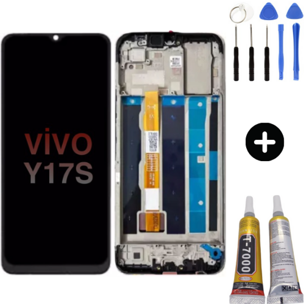 Vivo Y17s Uyumlu Çıtalı A Kalite Lcd Ekran Dokunmatik + Montaj Seti - Image 1