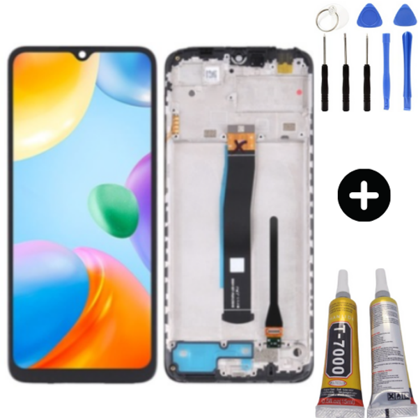 Xiaomi Poco C40 Uyumlu Çıtalı Servis Lcd Ekran Dokunmatik + Montaj Seti - Image 1