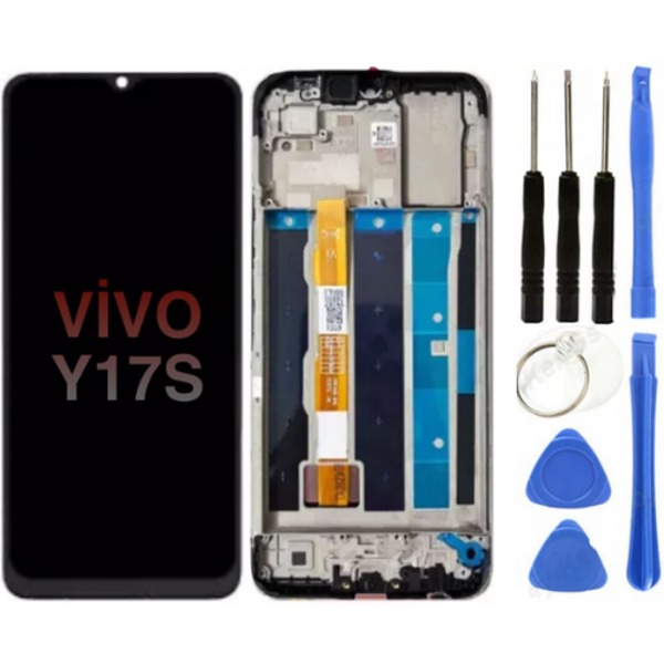 Vivo Y17s Uyumlu Çıtalı OLED Lcd Ekran Dokunmatik + B7000 - Image 1