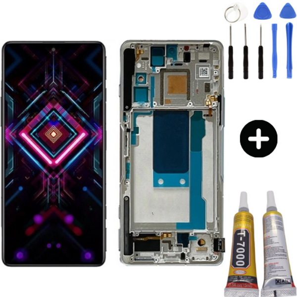 Xiaomi Redmi K40 Gaming Uyumlu Çıtalı A Kalite Lcd Ekran Dokunmatik + Montaj Seti - Image 1