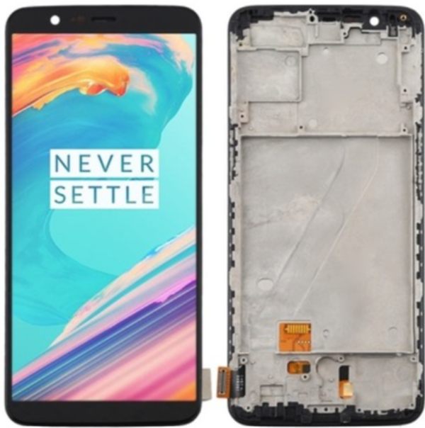 Oneplus 5T Uyumlu Çıtalı Lcd Ekran Dokunmatik - Image 1