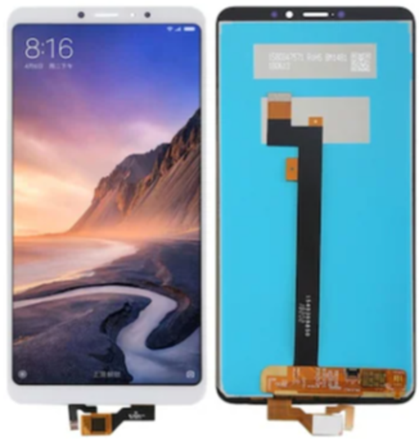 Xiaomi Mi Max 3 Uyumlu OLED Lcd Ekran Dokunmatik Beyaz  - Image 1