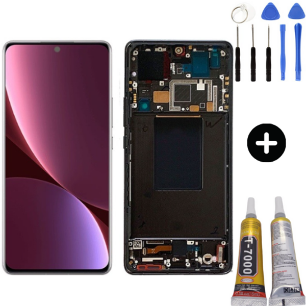 Xiaomi Mi 12 Pro Uyumlu Çıtalı HK Lcd Ekran Dokunmatik + Montaj Seti - Image 1