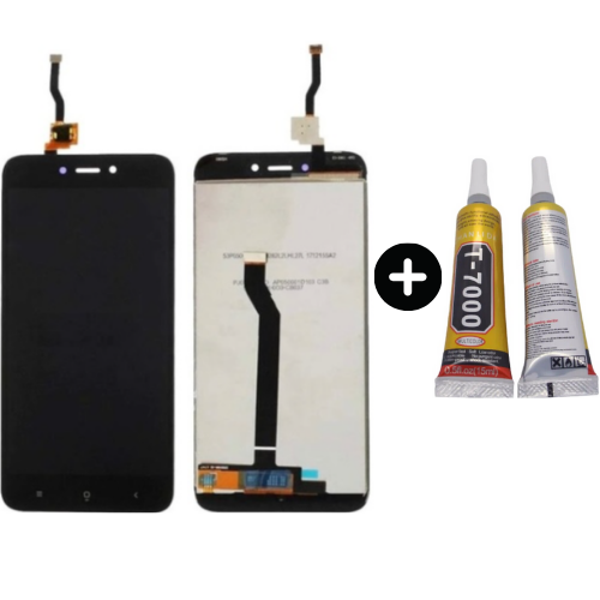 Xiaomi Redmi Go Uyumlu HK Lcd Ekran Dokunmatik Siyah + B7000 - Image 1