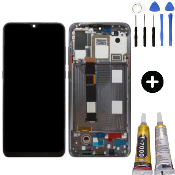 Xiaomi Mi 9 Uyumlu Çıtalı Servis Lcd Ekran Dokunmatik + Montaj Seti - Image 1