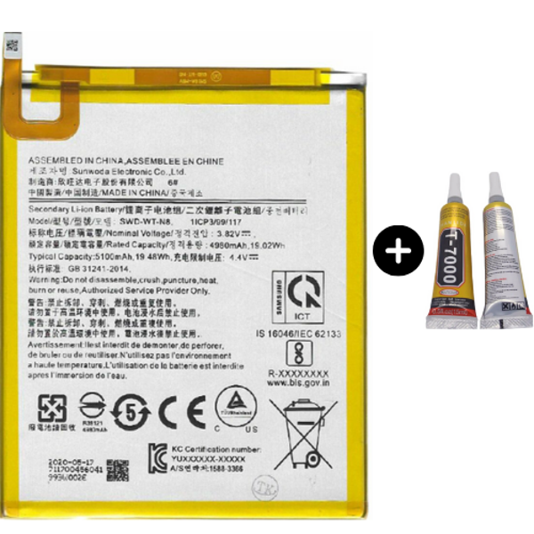 Samsung Galaxy Tab A7  SM-T227 Uyumlu Servis Batarya Pil + B7000 - Image 1