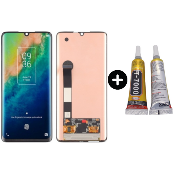 TCL 10 Plus Uyumlu Servis Lcd Ekran Dokunmatik + B7000 - Image 1