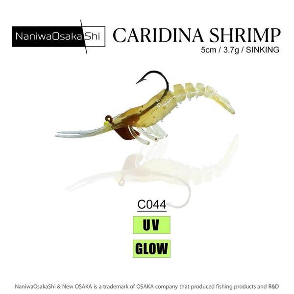 Osaka Caridina Shrimp 5 cm 3.5 gr Silikon Karides Yem C044 - Image 1