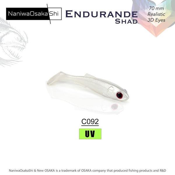 NaniwaOsakaShi Endurande Shad 70mm Silikon Yem C092 - Image 1