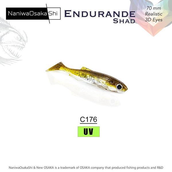 NaniwaOsakaShi Endurande Shad 70mm Silikon Yem C176 - Image 1