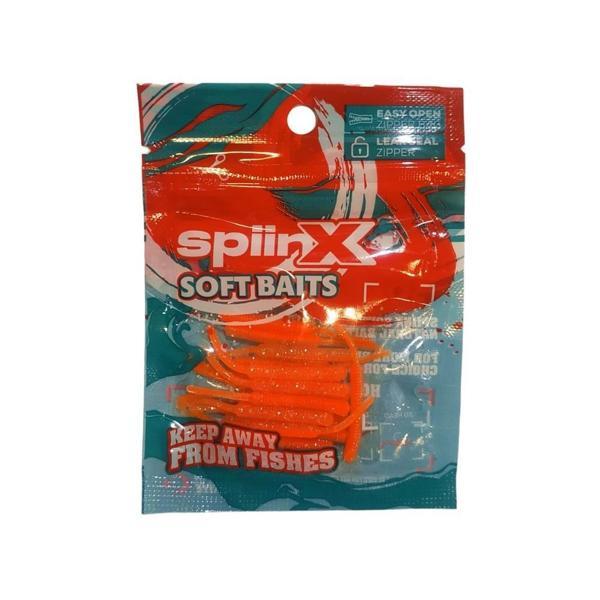 Spiinx Baby Fish Silikon 4.5cm Lrf Silikon Yem Glow Orange Gum - Image 1