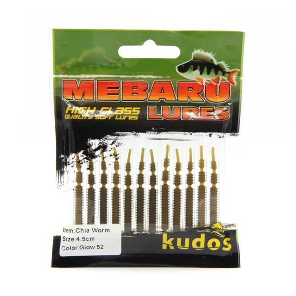 Kudos Chia Worm 4.5Cm Silikon Yem GLOW 52 - Image 1