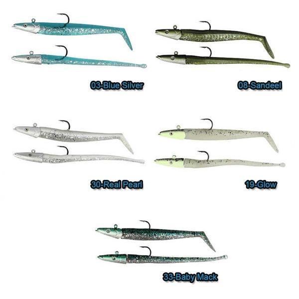 Savage Gear Sandeel And Slug 10Cm 10Gr 4+2 Silikon Yem GLOW - Image 1