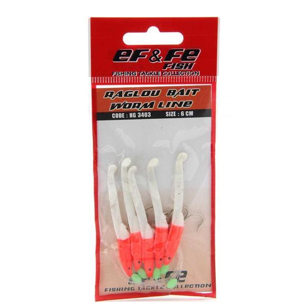 Effe Raglou Kurt Çapari Silikon Yem 6 cm - Image 1