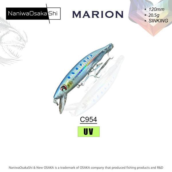 NaniwaOsakaShi Marion 120mm 20,5gr Sinking Maket Yem C954 - Image 1