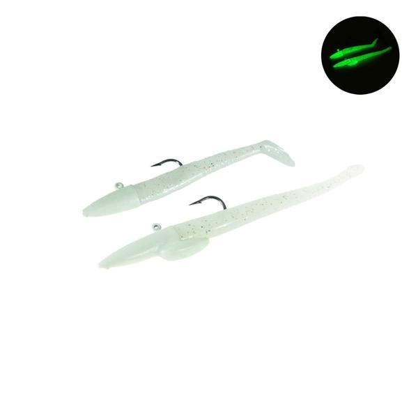 Fujin Micro Sandeel Kit 1+1.5+5 Silikon Yem GLOW - Image 1