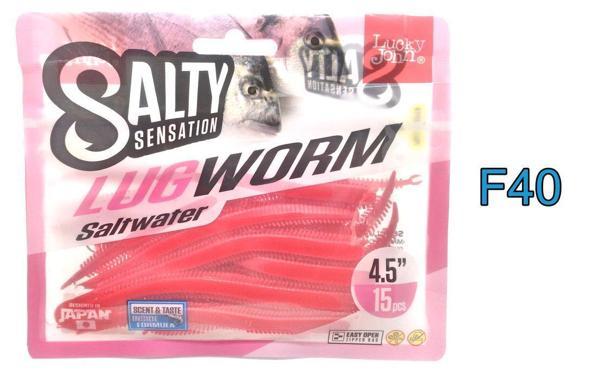Lucky John Lugworm SaltWater 11,5Cm Lrf Silikon Yem F40 - Image 1