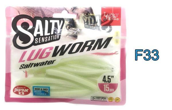 Lucky John Lugworm SaltWater 11,5Cm Lrf Silikon Yem F33 - Image 1