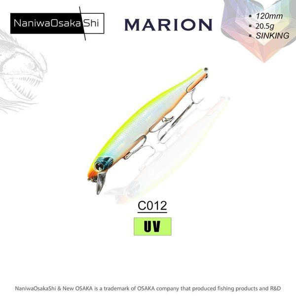 NaniwaOsakaShi Marion 120mm 20,5gr Sinking Maket Yem C012 - Image 1